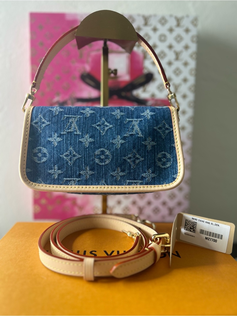 Louis Vuitton NWT Denim Nano Diane M27700 - Picture 3 of 15